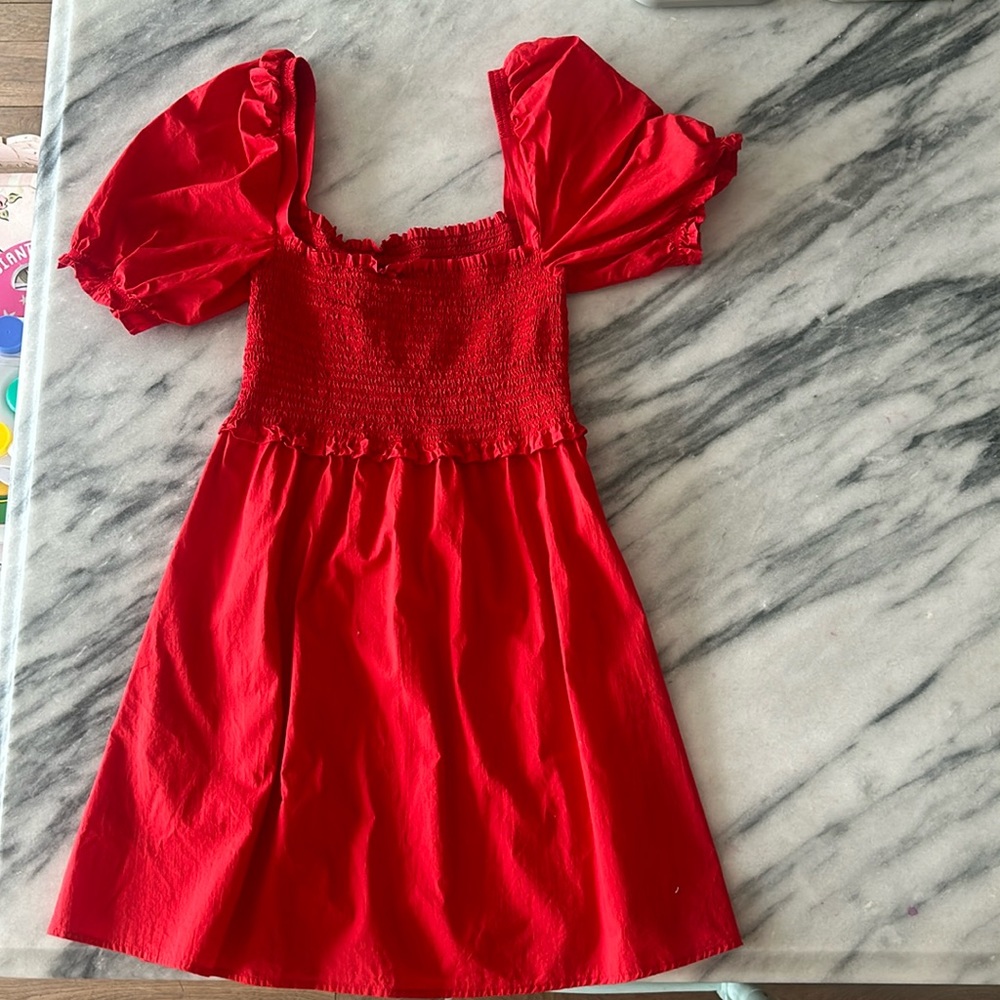 Red dress